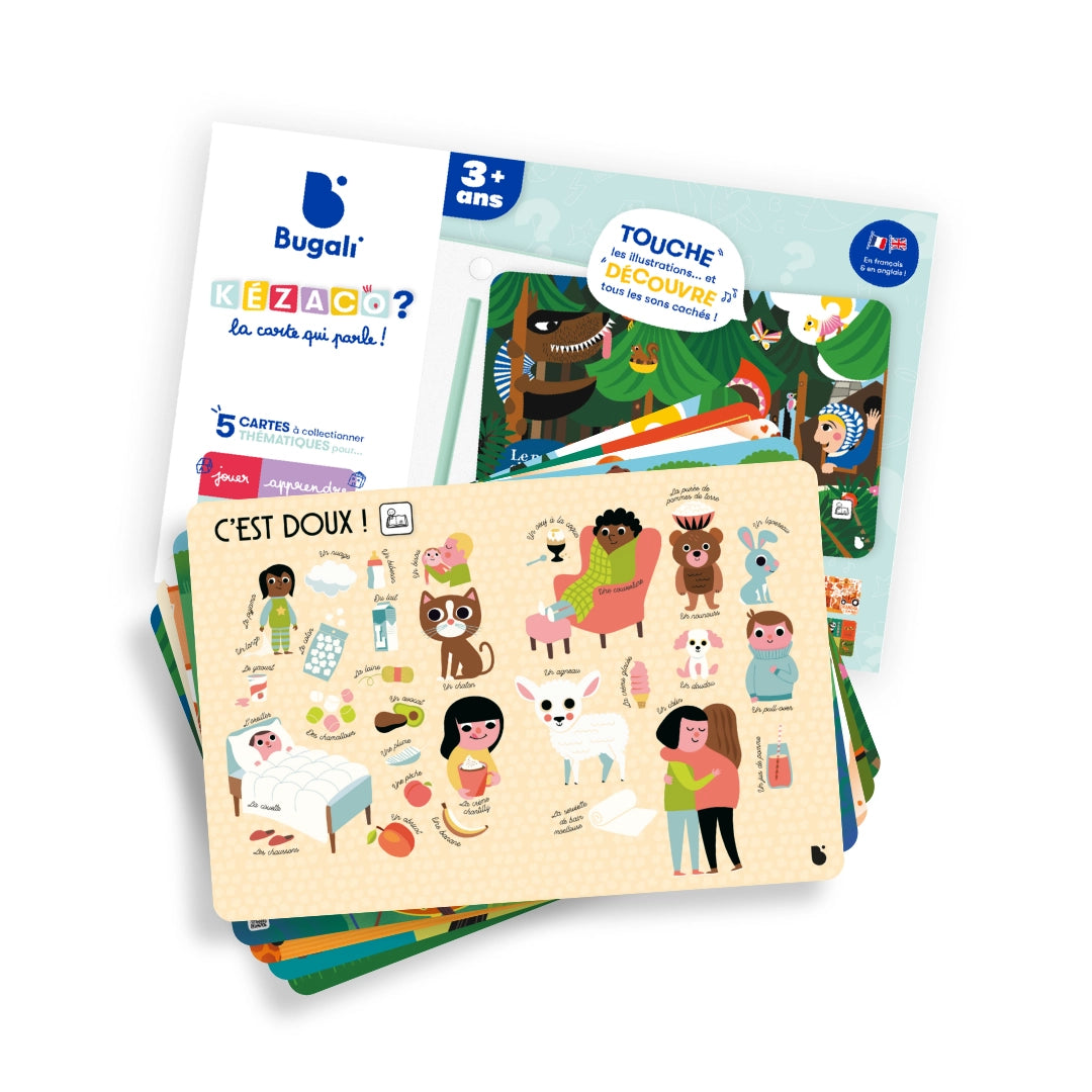 Coffret 5 cartes interactives Kézaco ? (3+)