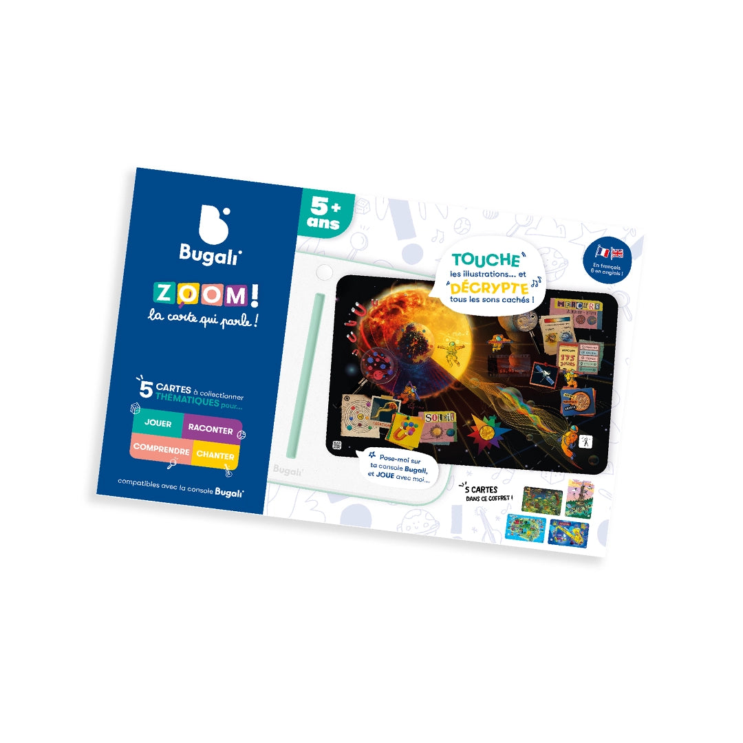 Coffret 5 cartes interactives Zoom ! (5+)