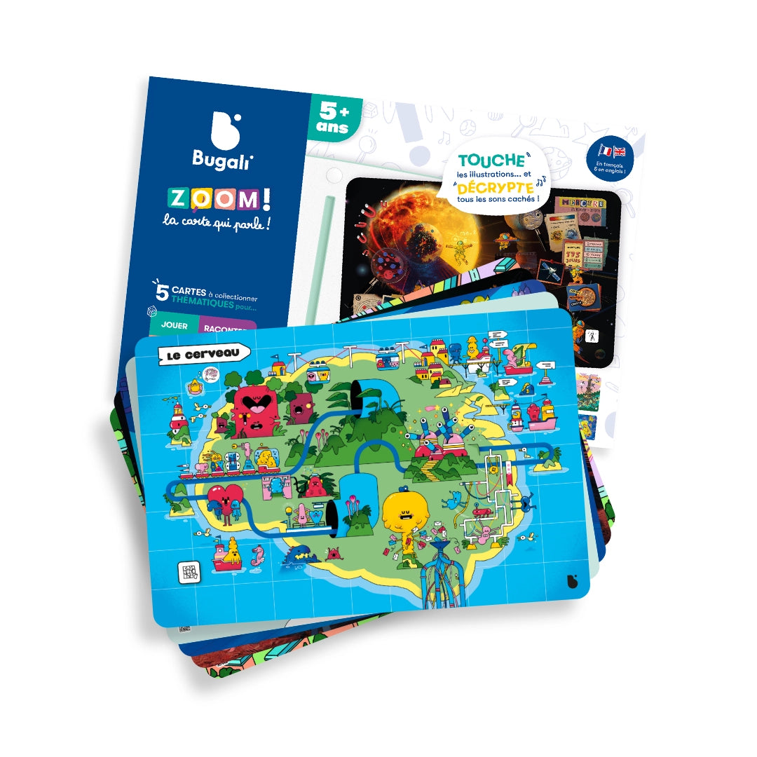 Coffret 5 cartes interactives Zoom ! (5+)